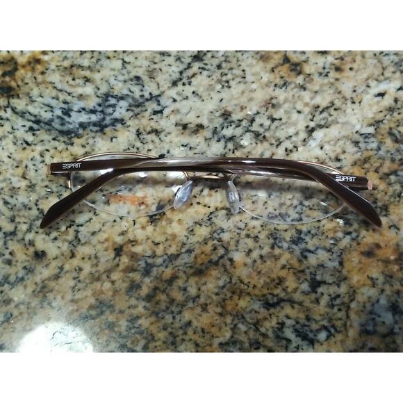 ESPRIT ET9267 Eyeglasses Frame Half Rimless 47-18-135 Nice - Picture 5 of 10